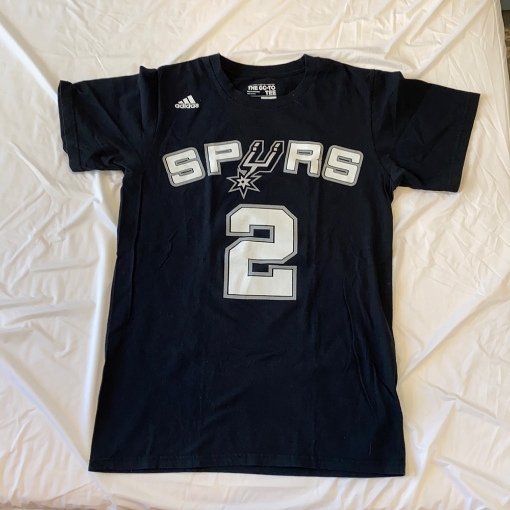 Black Small Adidas Kawhi Leonard Spurs shirt